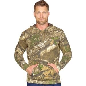 Realtree RT Max Camo Camouflage Essential Pullover Hoodie Sweatshirt Men's Small